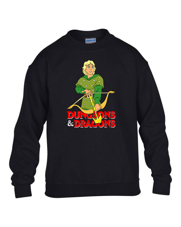 dungeons and dragons Fekete Gyerek Pulóver