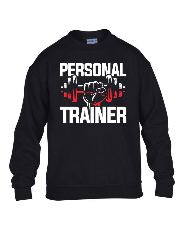 personal trainer személyi edző edzős kondi Fekete Gyerek Pulóver