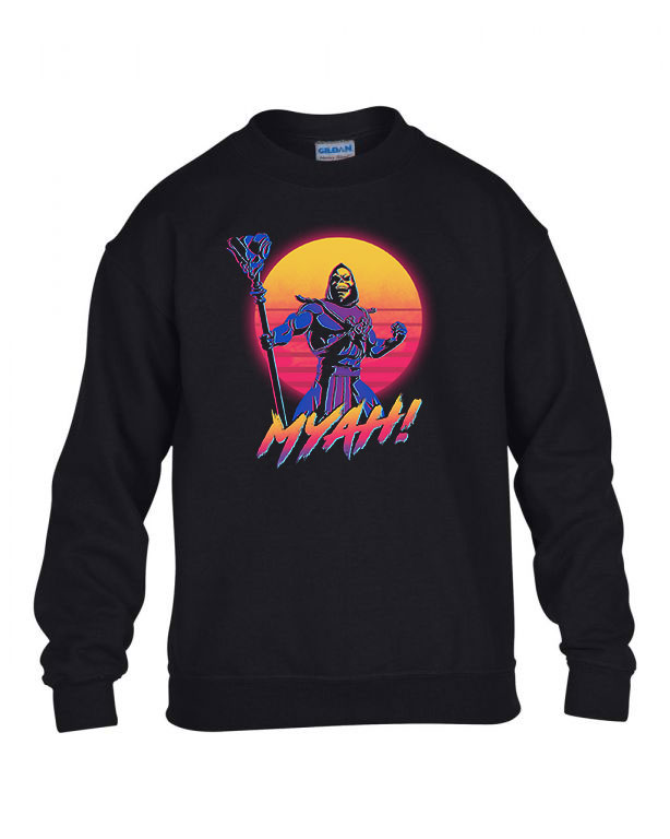 skeletor Fekete Gyerek Pulóver