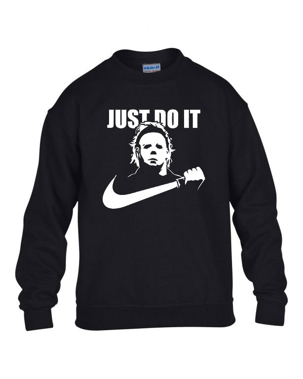 halloween mike myers just kill horror Fekete Gyerek Pulóver