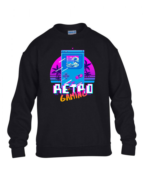 gameboy gba Fekete Gyerek Pulóver