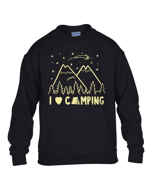 kempin camping Fekete Gyerek Pulóver