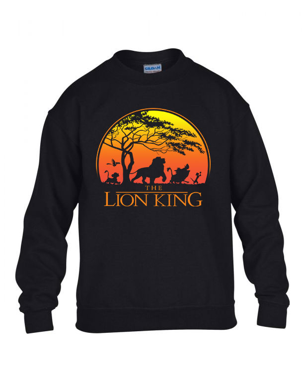 the lion king az oroszlánkirály Fekete Gyerek Pulóver