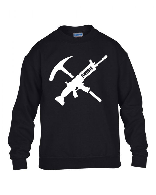 fortnite weapons Fekete Gyerek Pulóver