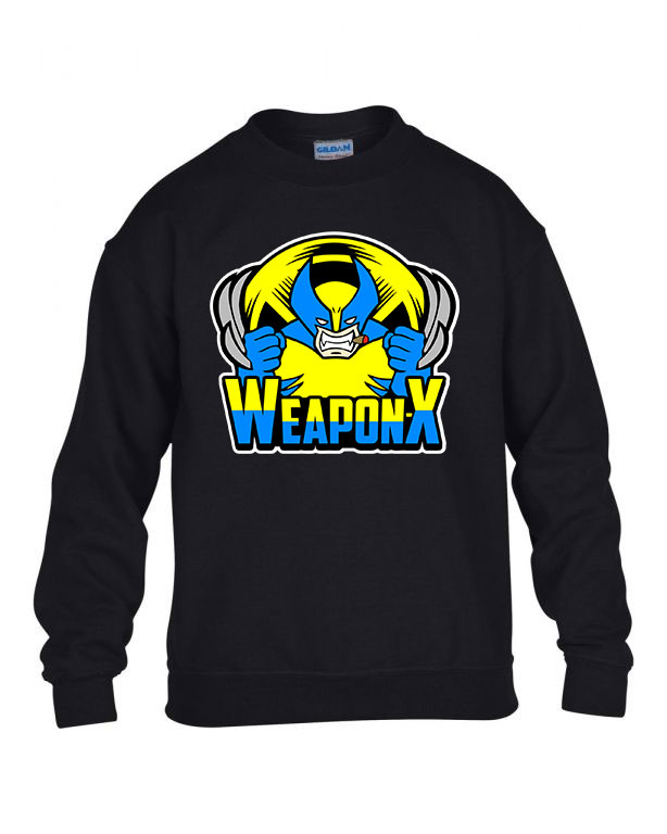 wolverine rozsomák Fekete Gyerek Pulóver