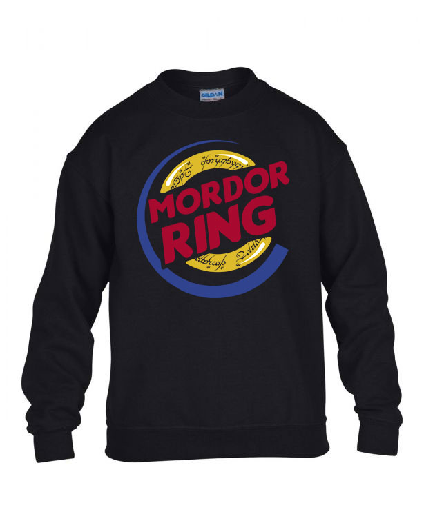 mordor king gyűrűk ura Fekete Gyerek Pulóver