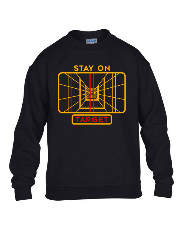 star wars stay on target radar Fekete Gyerek Pulóver