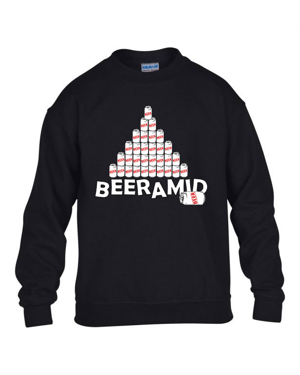beer sör piramis Fekete Gyerek Pulóver