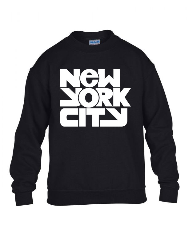 new york city Fekete Gyerek Pulóver