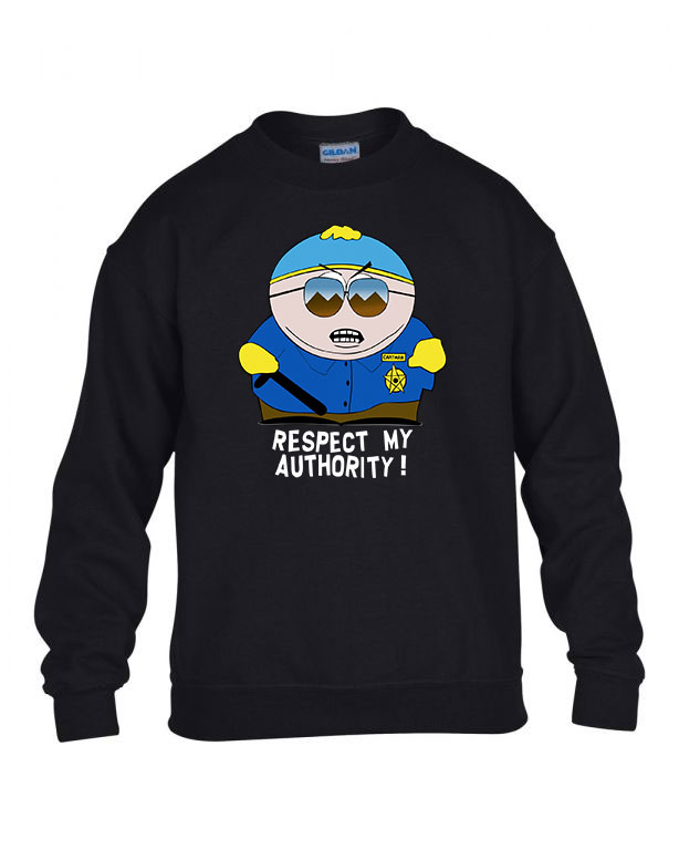 south park eric cartman Fekete Gyerek Pulóver