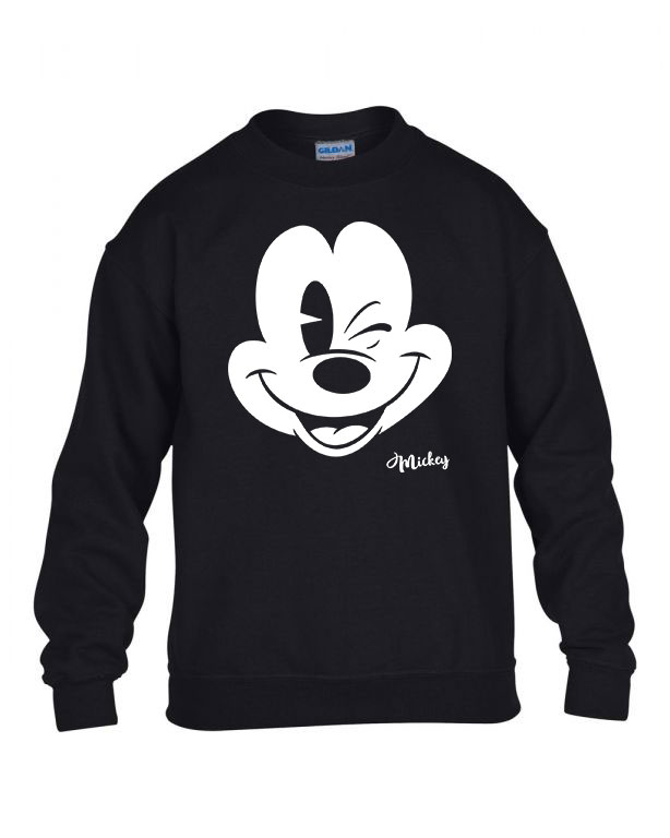 Mickey egér mouse Fekete Gyerek Pulóver