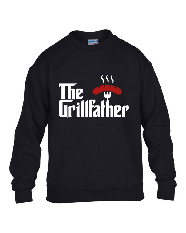 grill grillezés Fekete Gyerek Pulóver