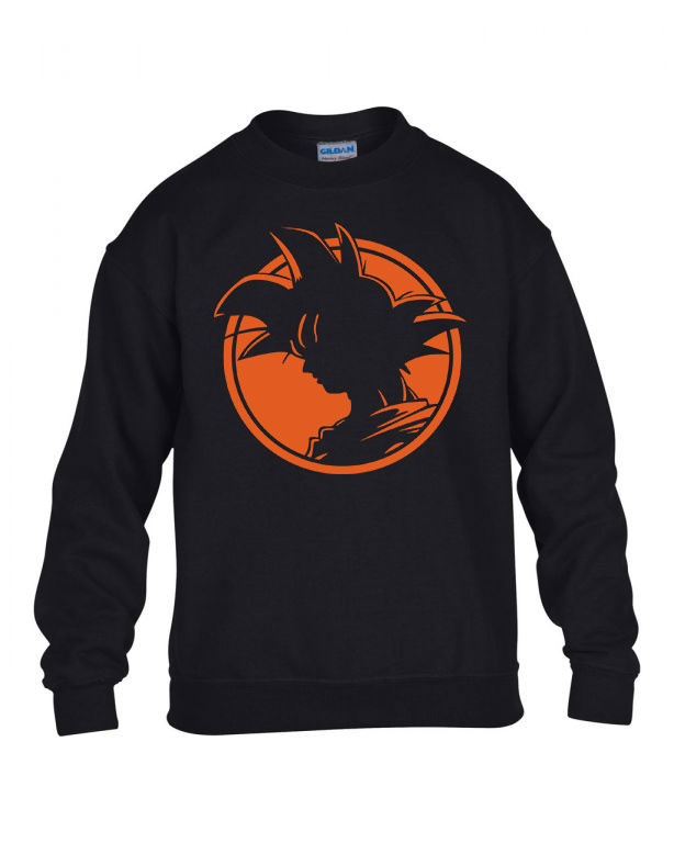 son goku dragon ball Fekete Gyerek Pulóver