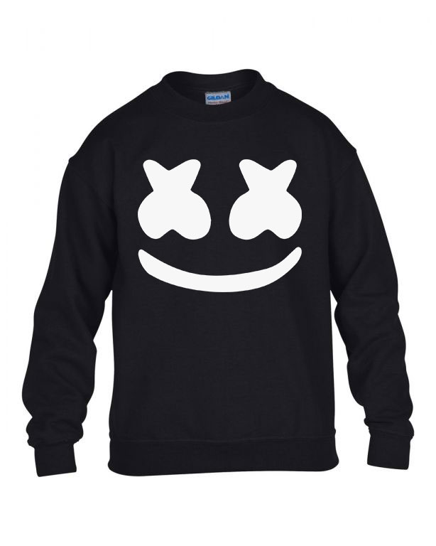 marshmello Fekete Gyerek Pulóver