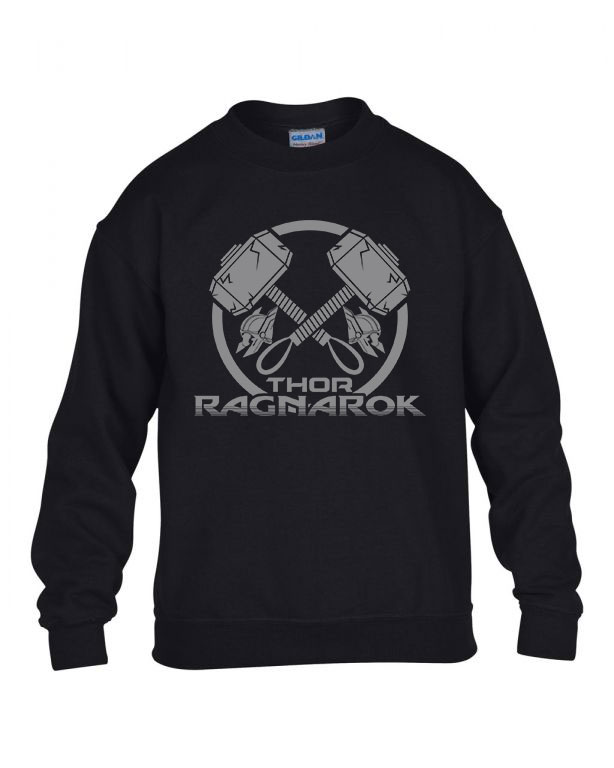 thor ragnarok Fekete Gyerek Pulóver