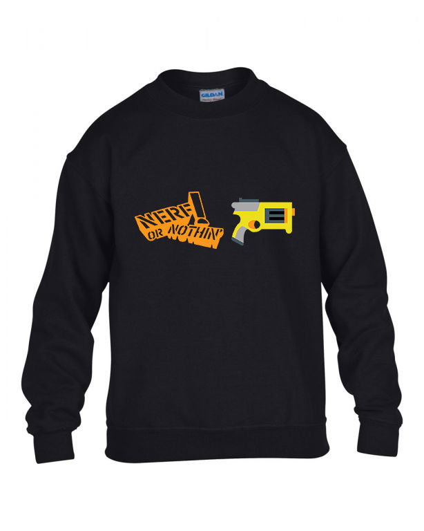 nerf gun Fekete Gyerek Pulóver