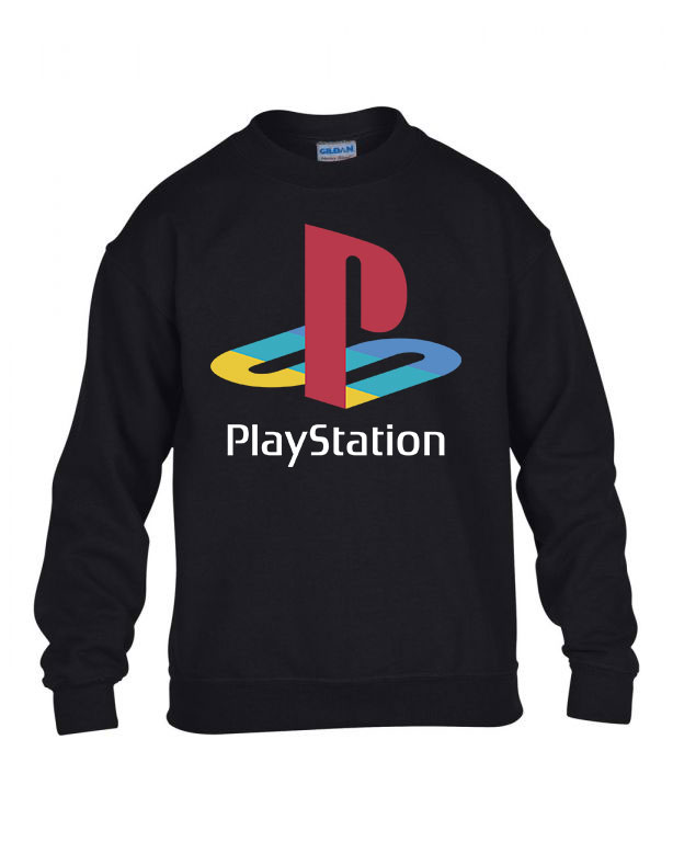 playstation Fekete Gyerek Pulóver
