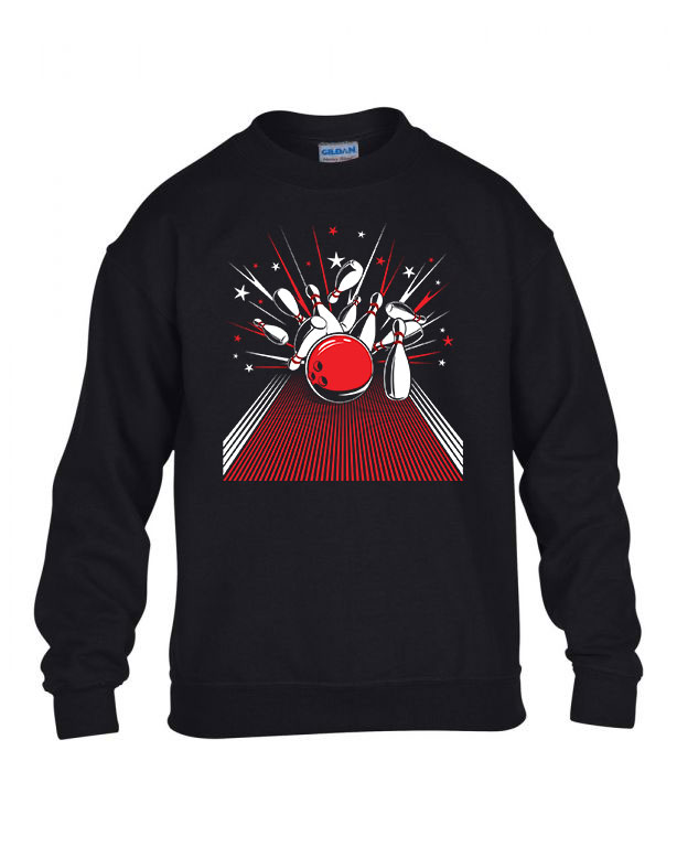 Bowling Fekete Gyerek Pulóver