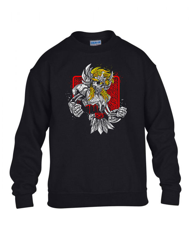 Saint Seiya Fekete Gyerek Pulóver