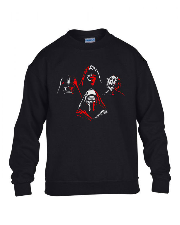 darth vader kylo ren darth maul emperor star wars sith Fekete Gyerek Pulóver