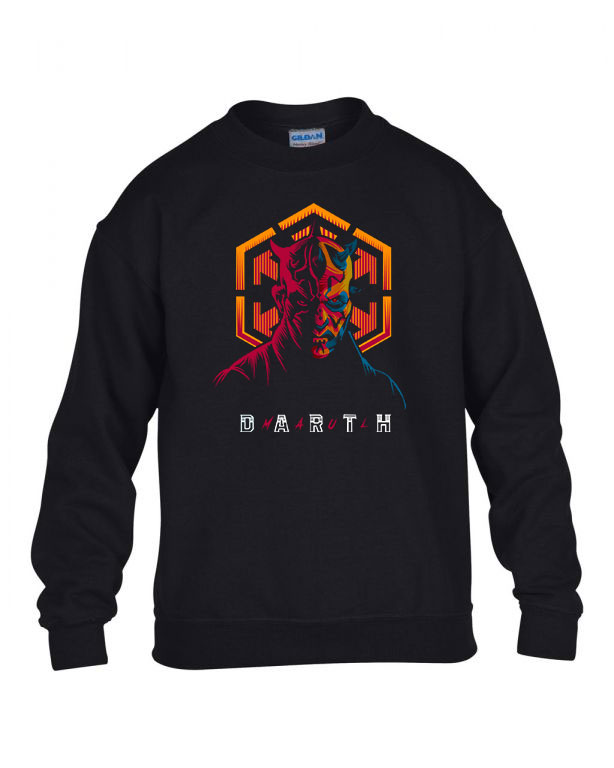 darth maul star wars Fekete Gyerek Pulóver