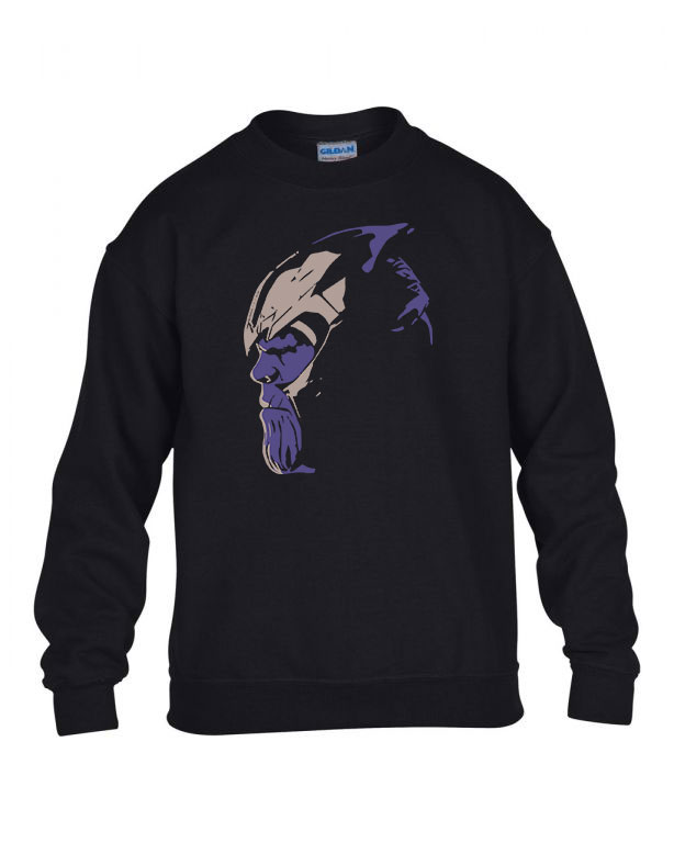 thanos Fekete Gyerek Pulóver