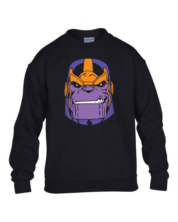 thanos Fekete Gyerek Pulóver