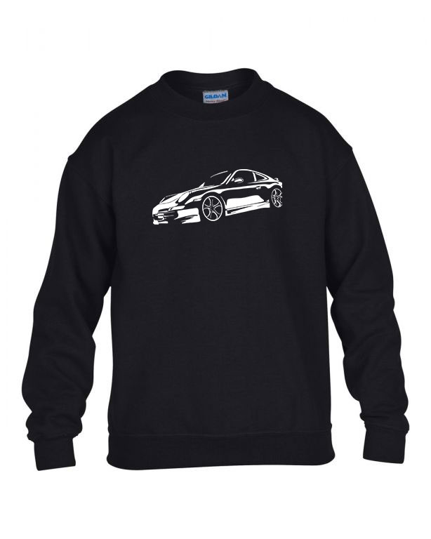 porsche kocsi autós autó Fekete Gyerek Pulóver
