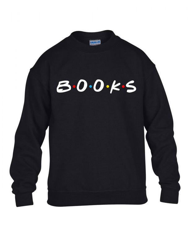 könyvek olvasás books könyv Fekete Gyerek Pulóver