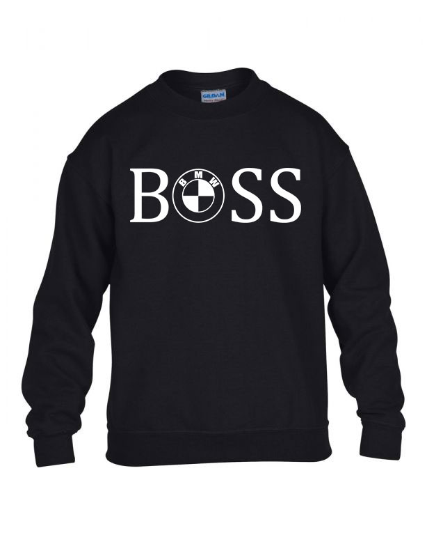 boss bmw Fekete Gyerek Pulóver