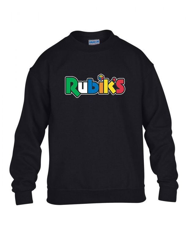rubik kocka Fekete Gyerek Pulóver