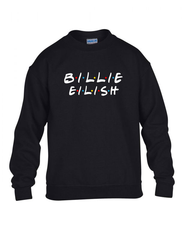 billie eilish Fekete Gyerek Pulóver