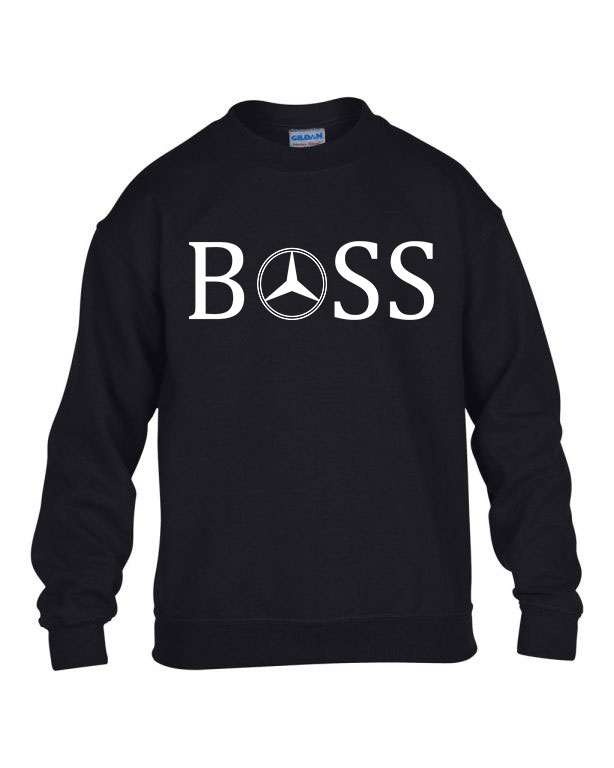 boss mercedes Fekete Gyerek Pulóver