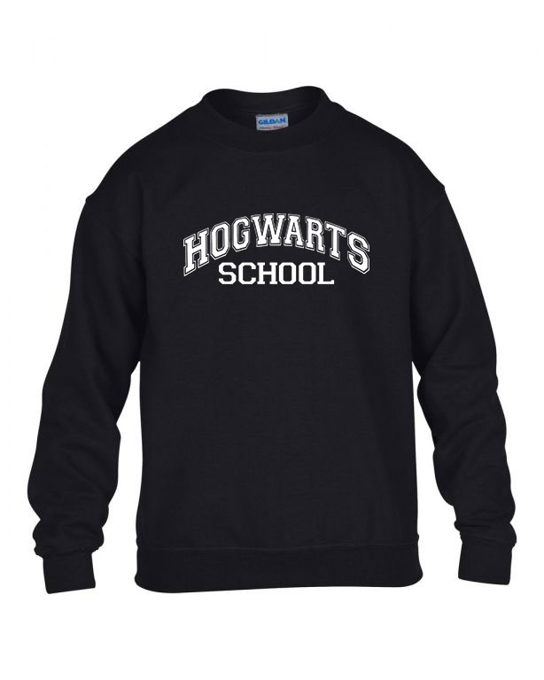 harry potter roxfort hogwarts Fekete Gyerek Pulóver