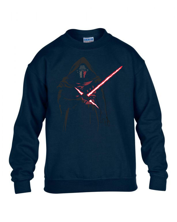 kylo ren star wars Sötétkék Gyerek Pulóver