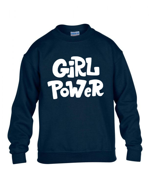 Girl Power Sötétkék Gyerek Pulóver