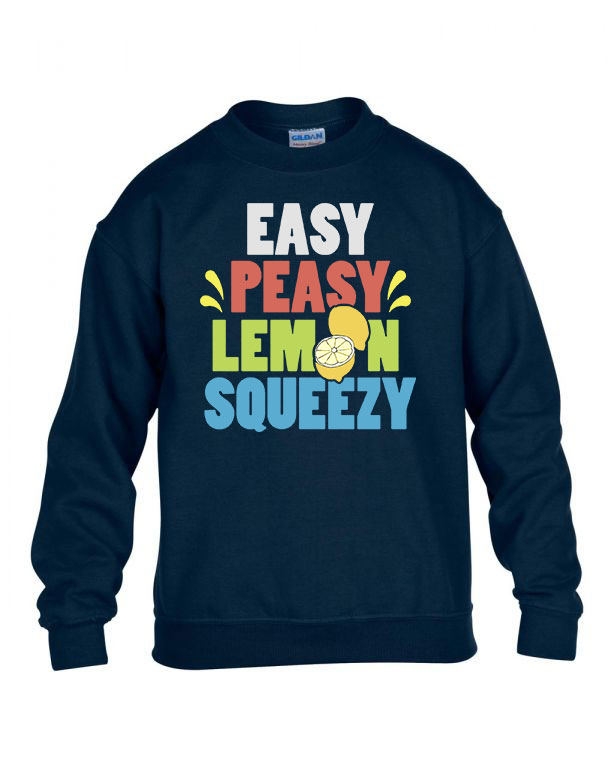 easy peasy lemon squeezy Sötétkék Gyerek Pulóver