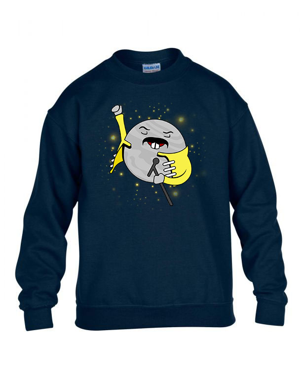 freddie mercury humor bolygó merkúr Sötétkék Gyerek Pulóver