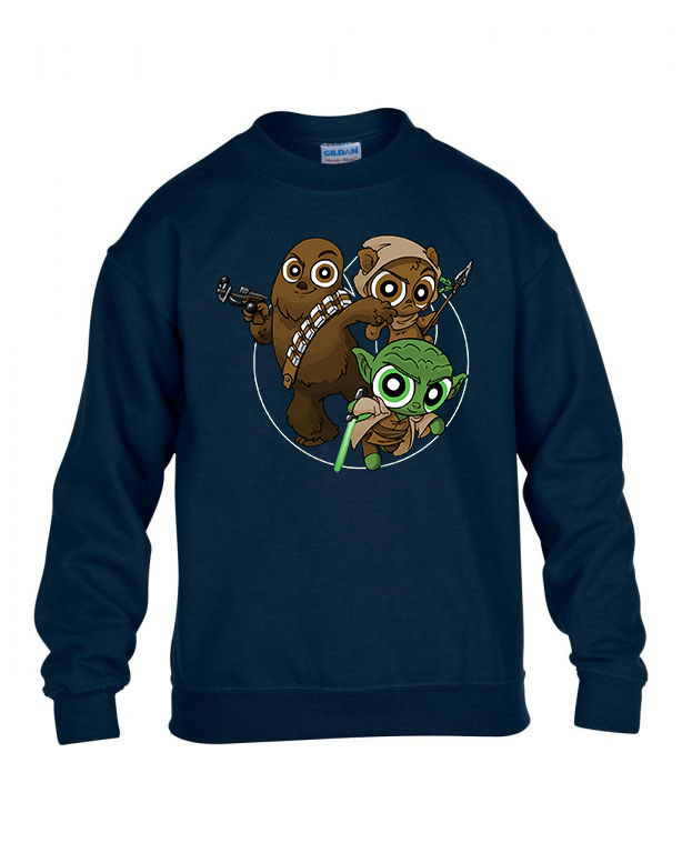 star wars pindúr pandúrok Sötétkék Gyerek Pulóver
