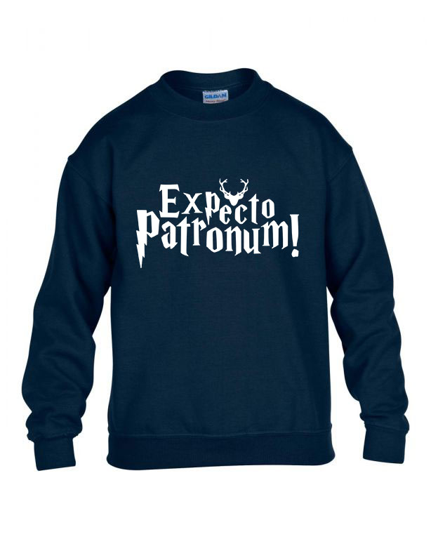 harry potter expecto patronum Sötétkék Gyerek Pulóver