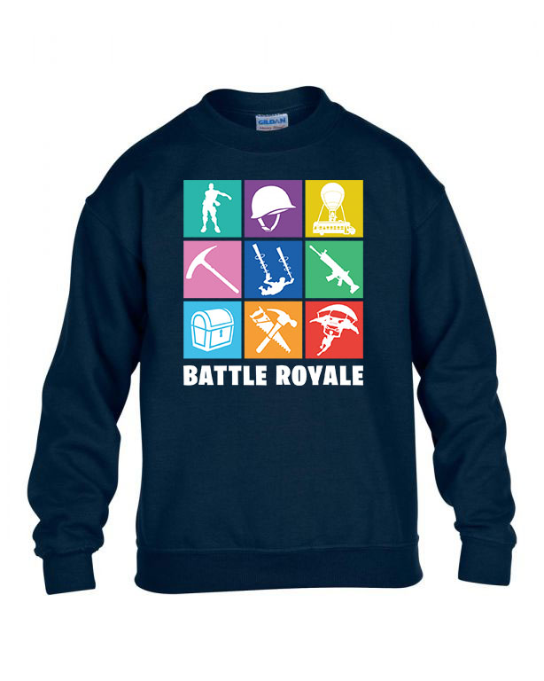 fortnite emote Sötétkék Gyerek Pulóver