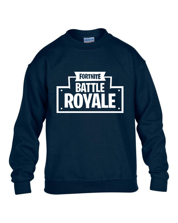fortnite battle royale Sötétkék Gyerek Pulóver