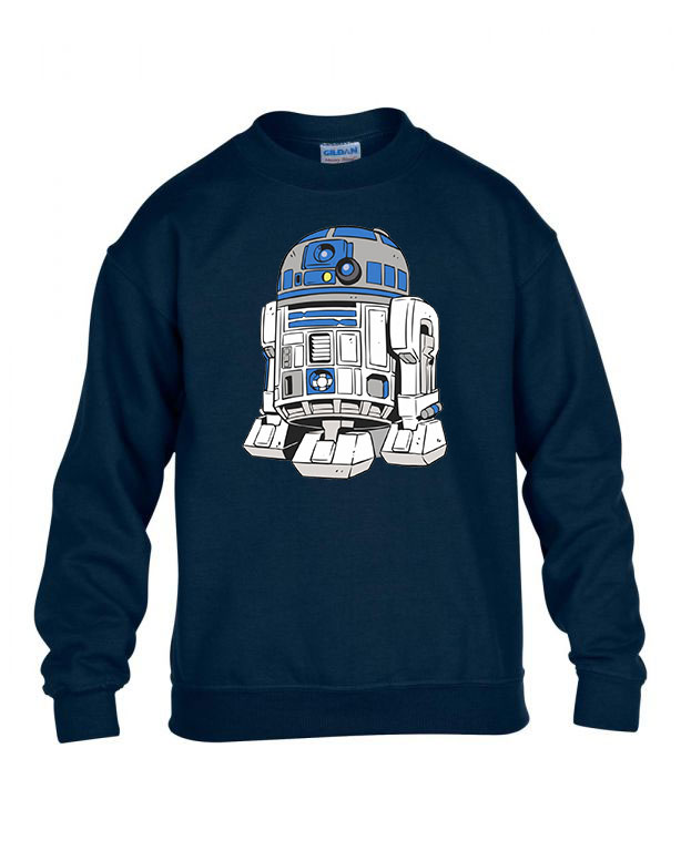 r2d2 star wars Sötétkék Gyerek Pulóver