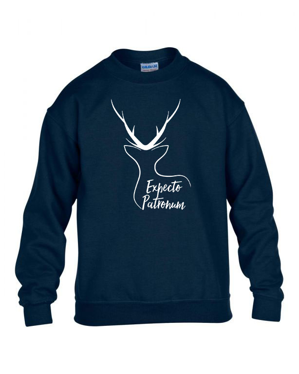 harry potter expecto patronum Sötétkék Gyerek Pulóver
