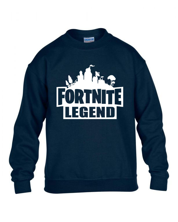 fortnite legend Sötétkék Gyerek Pulóver