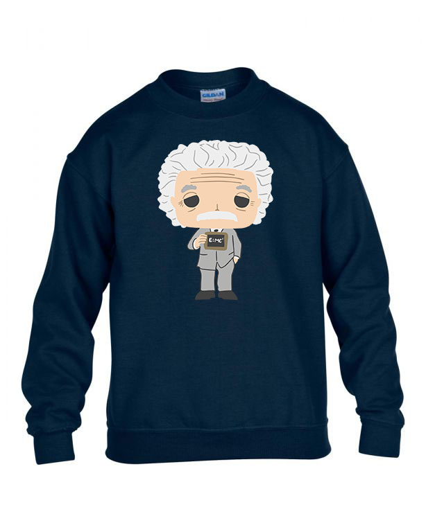albert einstein Sötétkék Gyerek Pulóver
