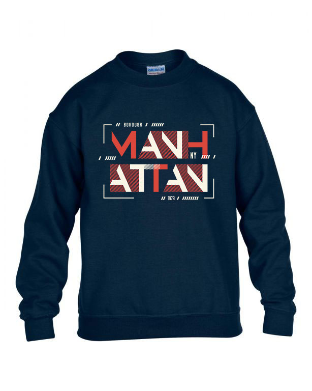 manhattan Sötétkék Gyerek Pulóver