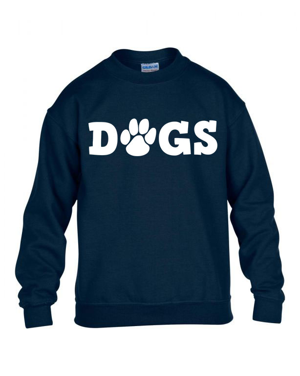 kutya kutyás dogs Sötétkék Gyerek Pulóver