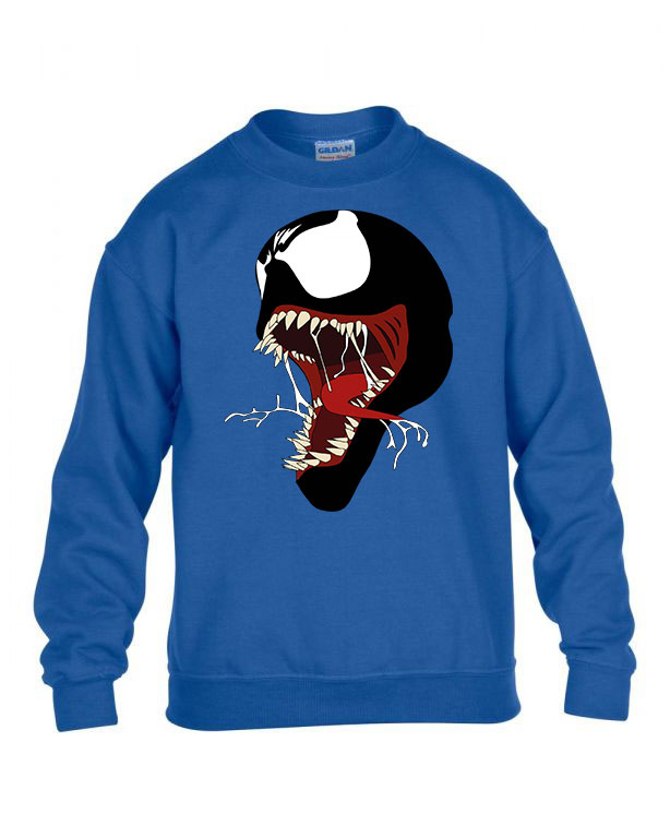 venom Kék Gyerek Pulóver