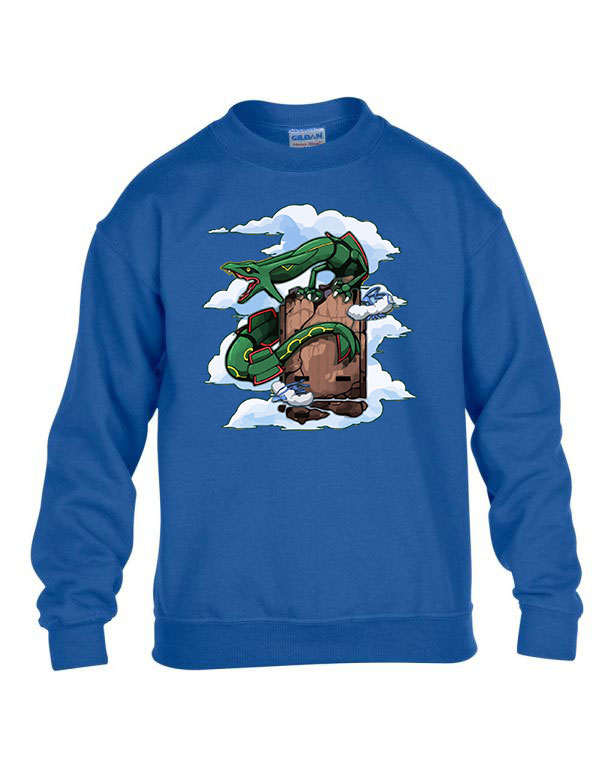 Pokemon rayquaza Kék Gyerek Pulóver